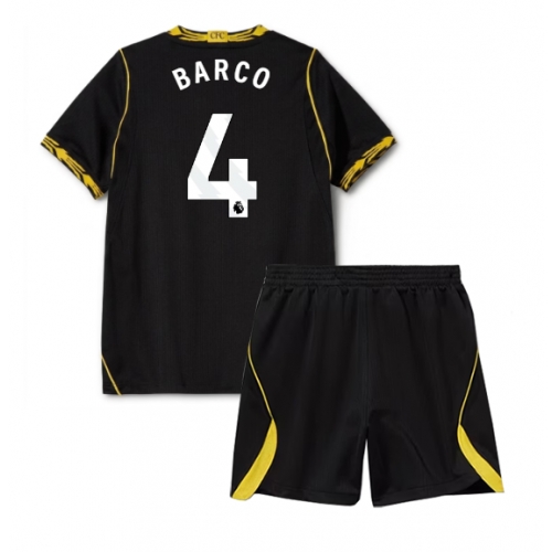 Chelsea Valentin Barco #4 Maglia Gara Trasferta Repliche 2026-27 Bambino Maniche Corte Chelsea Valentin Barco #4 Maglia Gara Trasferta Repliche 2026-27 Bambino Maniche Corte